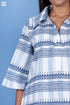 Cambric Cotton Doctorwallah Top In Graphic Print