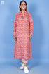 Mulmul Cotton Boss Kurta In Block Print