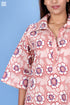 Slub Cotton Doctorwallah Top In Floral Block Print