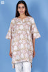 Cambric Cotton Uma Top in Block Print