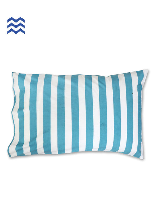 40s Cotton Cushion Cover In TealFloral Print