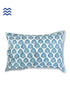 40s Cotton Pillow Cover In Paisley Block Print