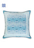 20s Cotton Cushion Cover In TealFloral Print