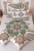 20s Cotton Cushion Cover In Graphic Block Print