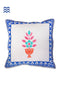 20s Cotton Cushion Cover In Graphic Block Print