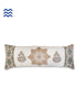 20s Cotton Lumbar Cushion Cover In Graphic Block Print