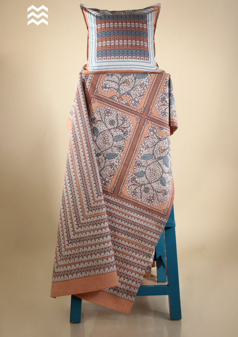 20s Cotton Bed Cover Antipodean in Screen Print