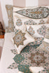 20s Cotton Lumbar Cushion Cover In Graphic Block Print