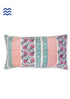 20s Cotton Lumbar Cushion CoverIn Floral Block Print
