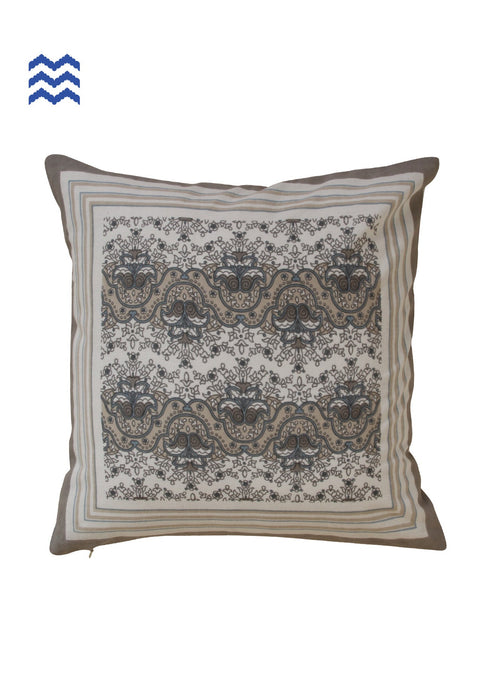 20s Cotton Cushion Cover Antipodean in Block Print