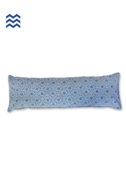 20s Cotton Lumbar Cushion Cover In Floral Print