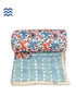 Mul Mul Cotton Quilt In Graphic Block Print