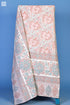 20s Cotton KING SIZE Bed Cover In Floral Block Print