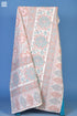 20s Cotton KING SIZE Bed Cover In Floral Block Print