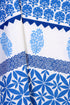 20s Cotton KING SIZE Bed Cover In Graphic Block Print