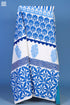 20s Cotton KING SIZE Bed Cover In Graphic Block Print