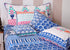 20s Cotton KING SIZE Bed Cover In Graphic Block Print