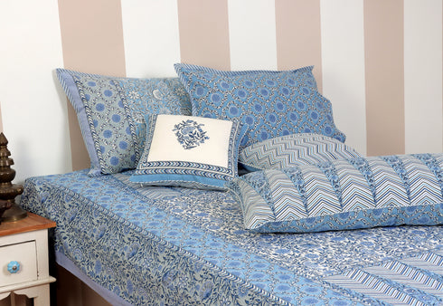 20s Cotton Cushion Cover In Floral Print