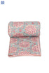 Mulmul Cotton Quilt in Floral Block Print