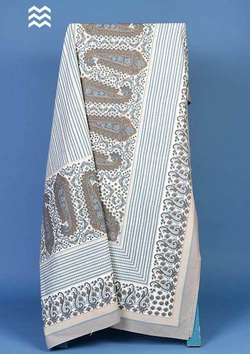 20s Cotton Bed Cover In Floral Print