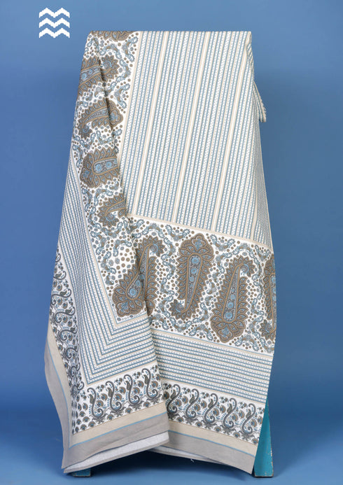 20s Cotton Bed Cover In Floral Print