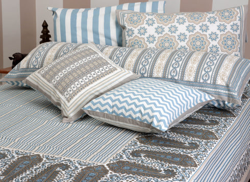 20s Cotton Bed Cover In Floral Print