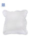 20s Cotton Cushion Cover With FrillsIn Ivory Block Print