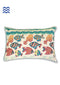 40s Pillow Cushion Cover In Graphic Block Print