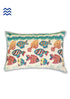 40s Pillow Cushion Cover In Graphic Block Print