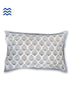 40s Cotton Pillow Cover In Assorted Block Print