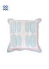 20s Cotton Cushion Cover in Floral Block Print