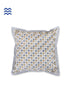 20s Cotton Cushion Cover In Geometric BlockPrint