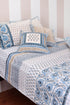 20s Cotton Lumbar Cushion Cover In Assorted Block Print