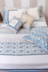 20s Cotton Lumbar Cushion Cover In Assorted Block Print