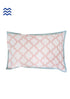 40s Cotton Pillow Cover in Floral Block Print