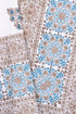 20s Cotton KING SIZE Bed Cover In Graphic Block Print
