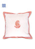 20s Cotton Cushion Cover In Geometric Block Print