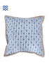 20s Cotton Cushion Cover in Floral Block Print
