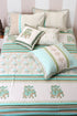 20s Cotton Cushion Cover In Graphic Block Print