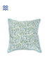 20s Cotton Cushion Cover in Floral Block Print