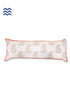 20s Cotton Lumbar Cushion Cover in Floral Block Print