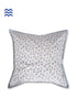 20s Cotton Cushion Cover in Floral Block Print