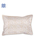 40s Cotton Pillow Cover In Graphic Block Print
