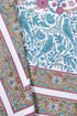 20s Cotton KING SIZE Bed Cover In Assorted Block Print