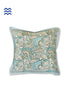 20s Cotton Cushion Cover in Floral Block Print