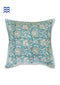 20s Cotton Cushion Cover in Floral Block Print