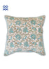 20s Cotton Cushion Cover in Floral Block Print