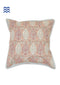 20s Cotton Cushion Cover in Block Print with Piping