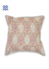 20s Cotton Cushion Cover in Block Print with Piping