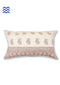 20s Cotton Cushion Cover in Block Print with Piping